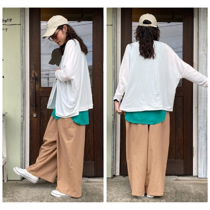 7050 綿ワイドパンツ