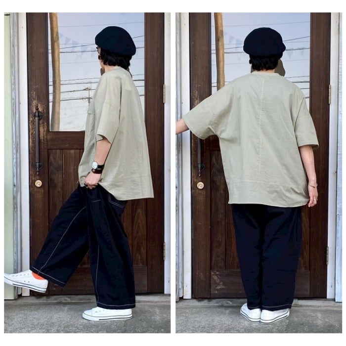 71214491 ツイル&デニムコクーンパンツ