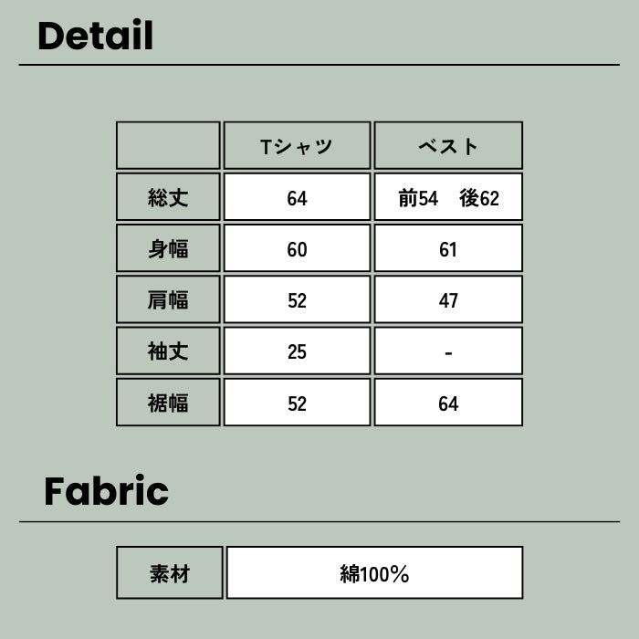 5434 綿ニット×半袖ボーダーカットソーアンサル