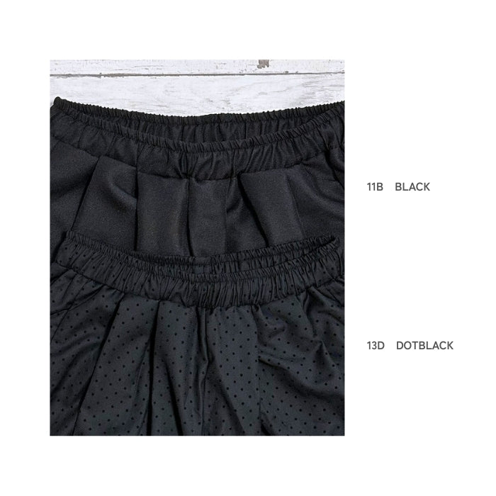 1942729 無地・ドットダボっとパンツ