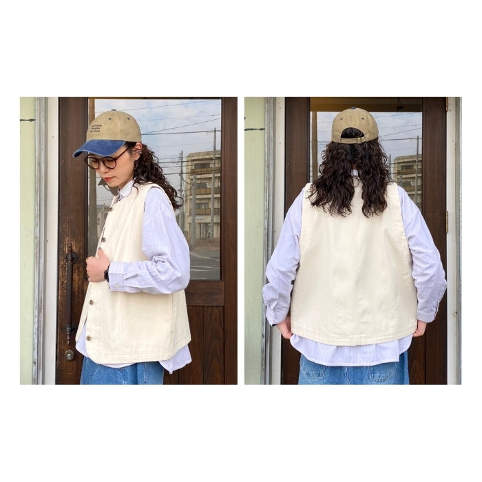 2540 デニムベスト 02 NATURAL