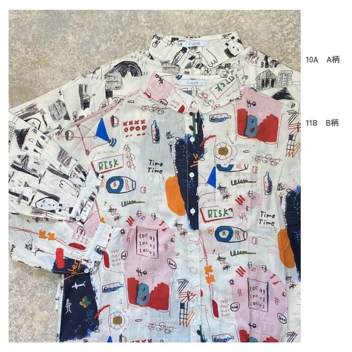 1543486 柄シャツ