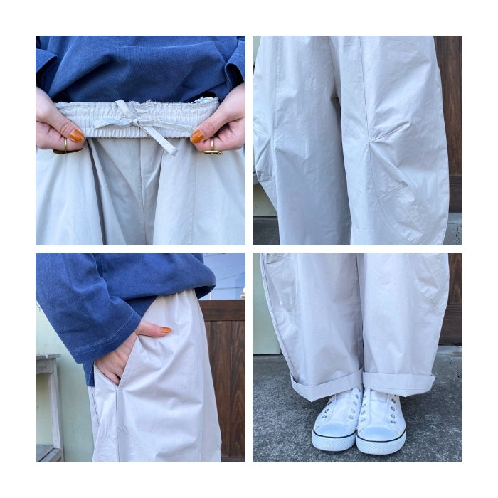51030 タイプライターサイドコクーンパンツ