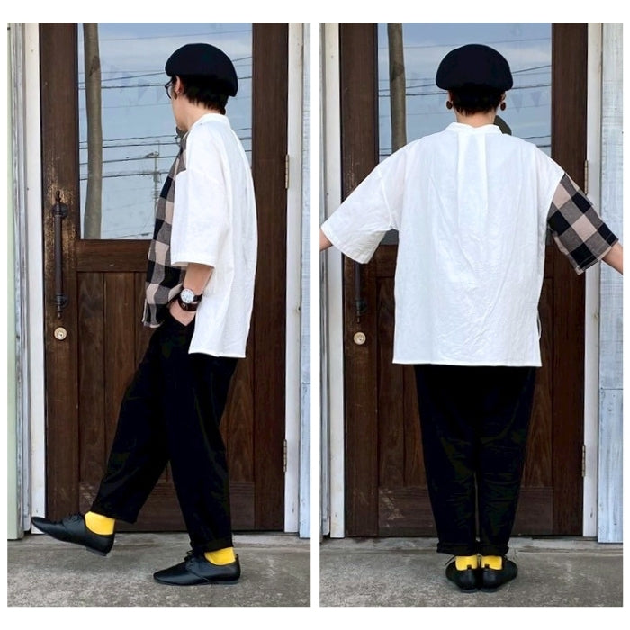 9115 小柄さん向け接触冷感ストレッチテーパードパンツ