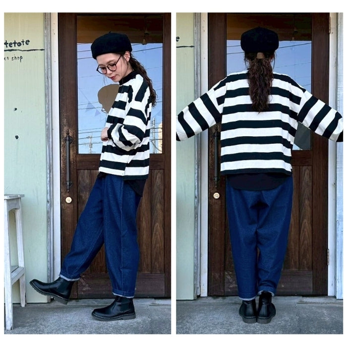 9129　デニムバルーンパンツ