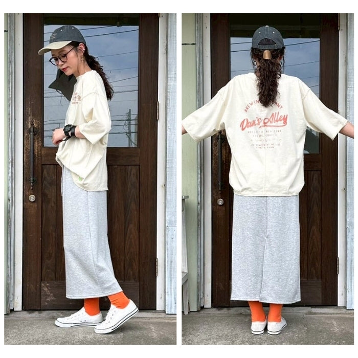 80114624　ストレッチスムースタイトスカート