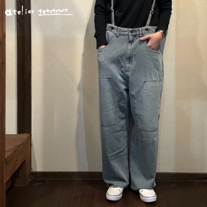 16052428　サス付ワークデニムパンツ