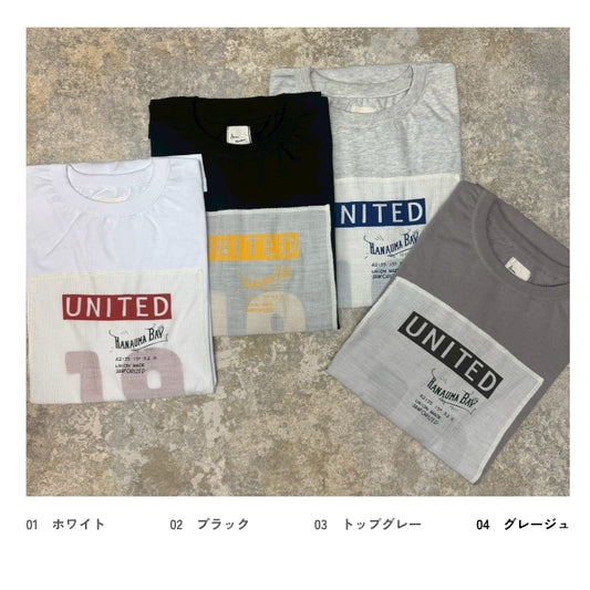 2605-120　カジュアルデザインロゴTシャツ