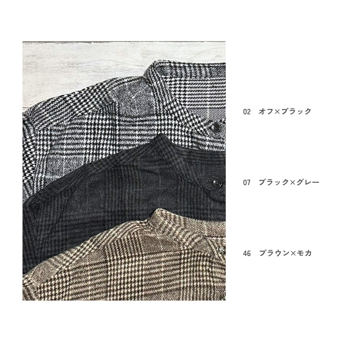 1053　グレンチェックブラウス