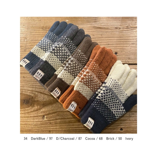 1602　ノルディック柄手袋