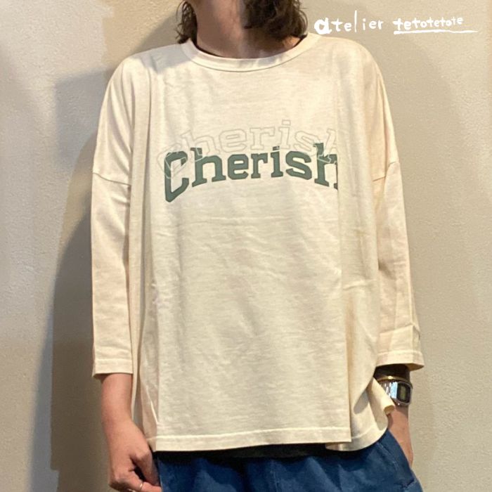 6646034　ピグメント加工ロゴワイドTEE