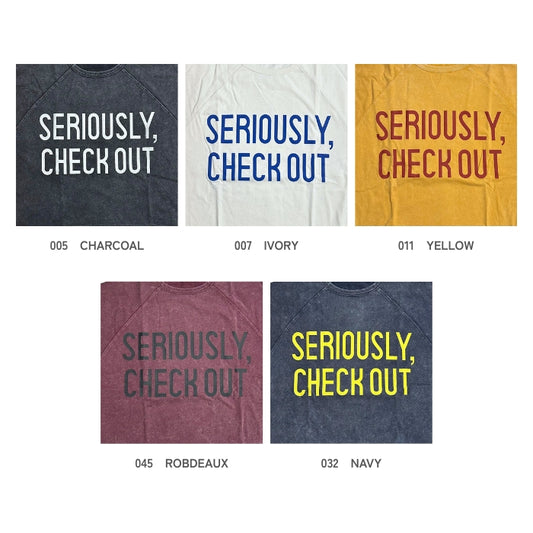 263024　SERIOUSLYラグランロゴT