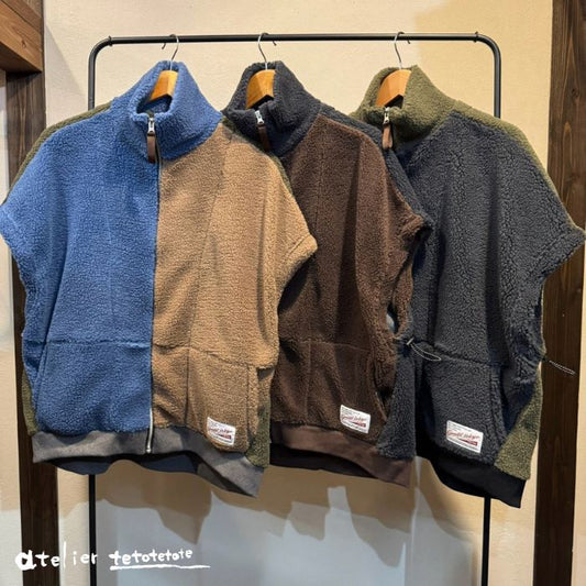 80615417　スタンドZIPベスト