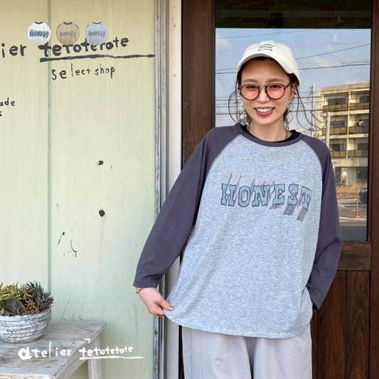 81014927　シアースラブ天竺ラグラン7分袖T