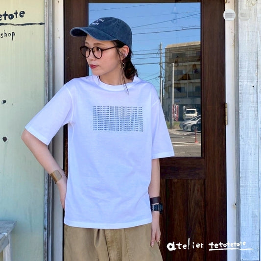 7873　ロゴプリントTシャツ