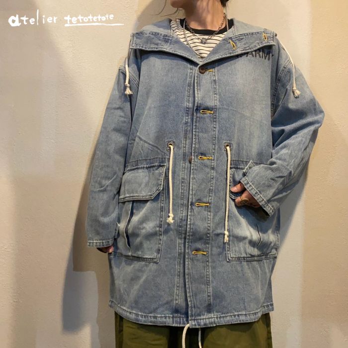 16053430　モッズデニムコート