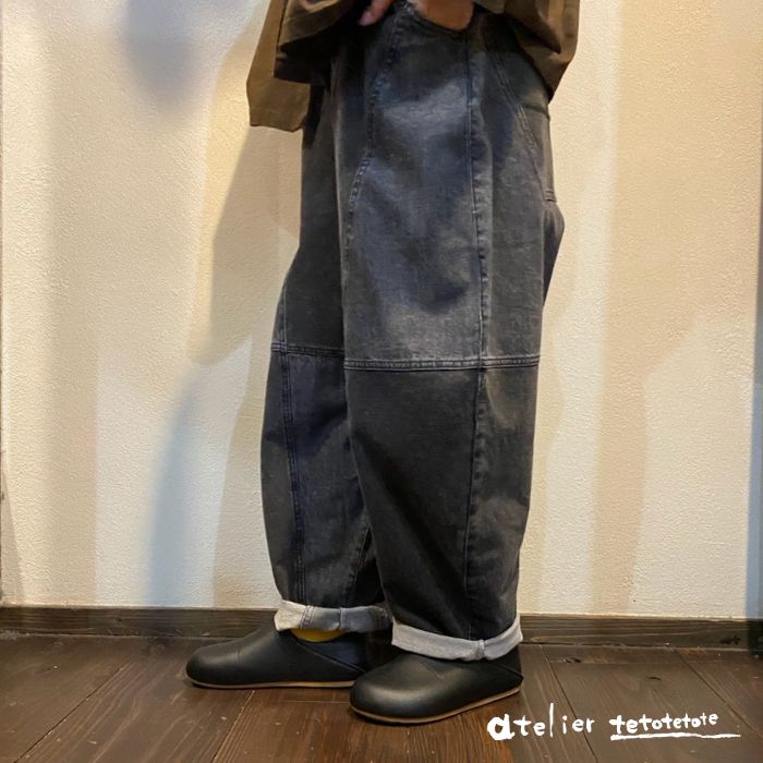 226025	ケミカルスウェットデニムボールパンツ