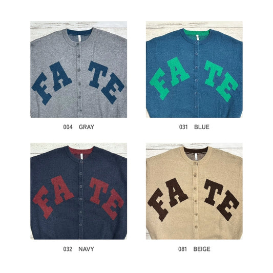 251392　ビッグロゴカーディガン