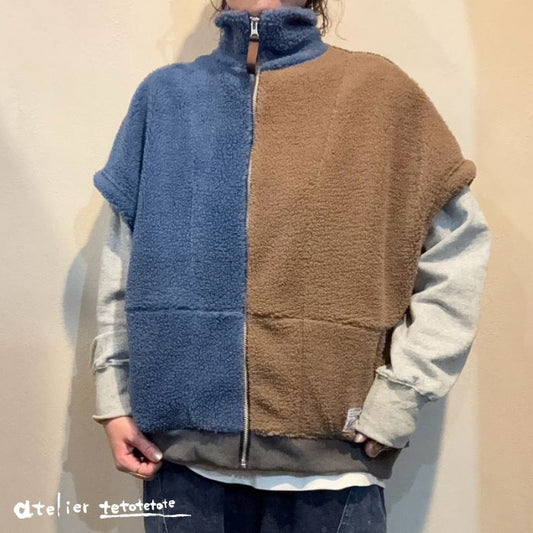 80615417　スタンドZIPベスト