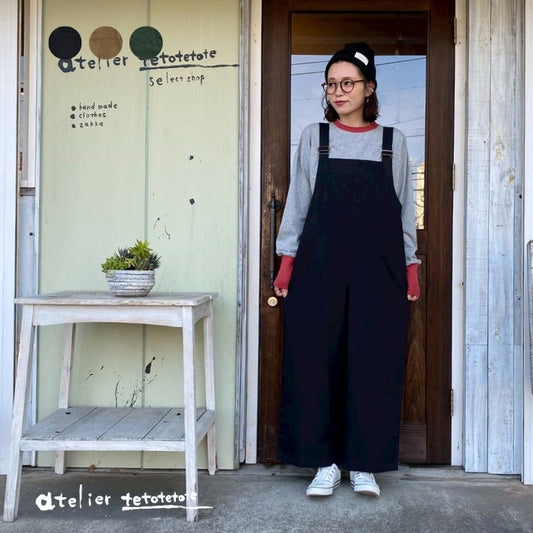 9131　コットンツイルサロペット