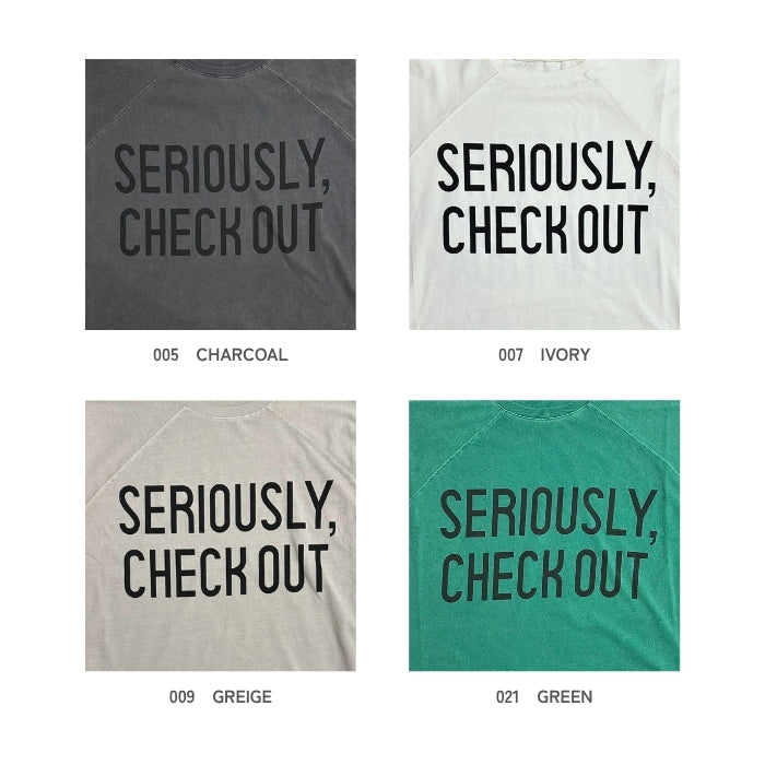 252036　ロゴプリントラグランTシャツ