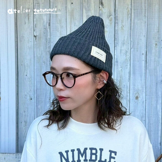 8251　リブニット帽