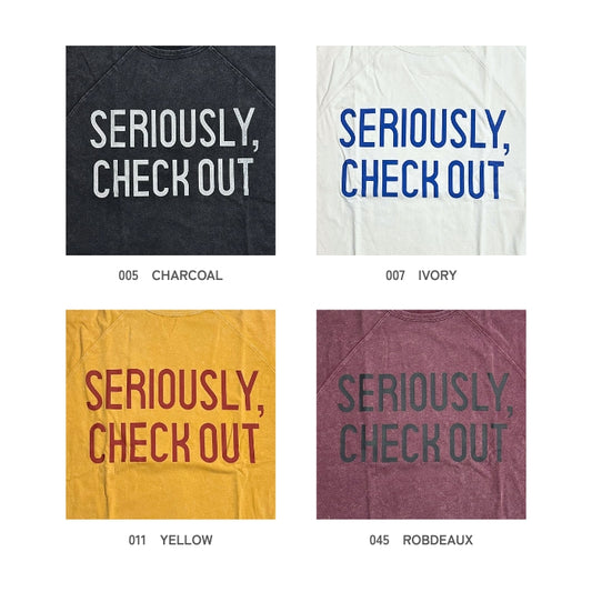 263024　SERIOUSLYラグランロゴT