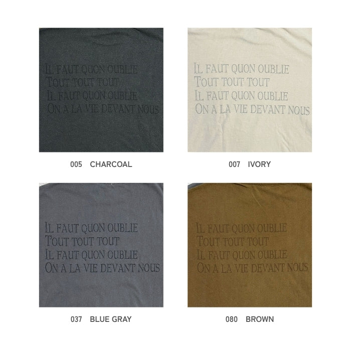 251588　後ろプリントロンT