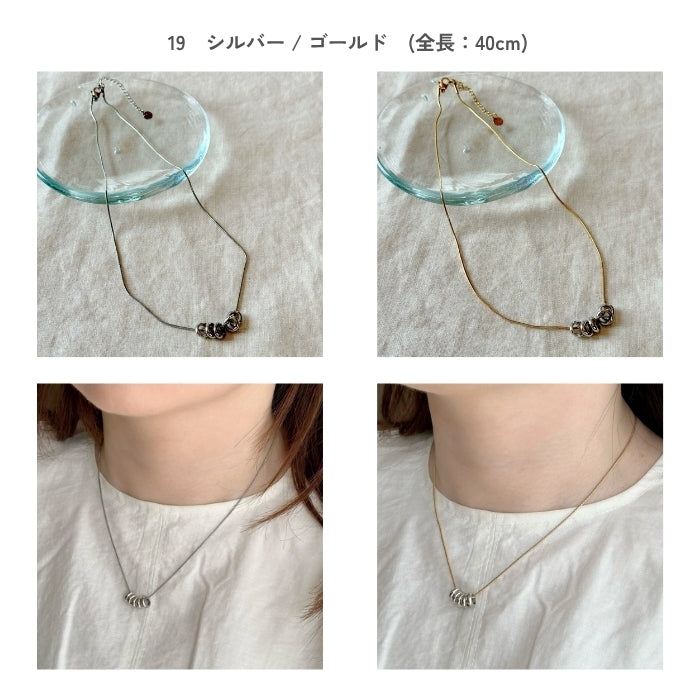 サージカルステンレスネックレス