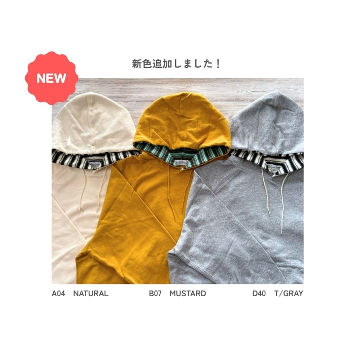 80614815　ボーダー使いプルパーカー