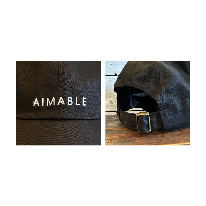 4046　ロゴ刺しゅうキャップ