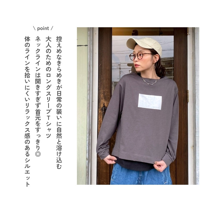262372　箔プリントロンT