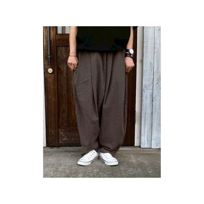 1142972　配色ポケットダボっとパンツ