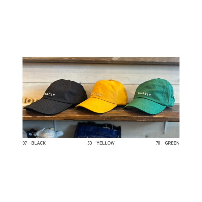 4046　ロゴ刺しゅうキャップ