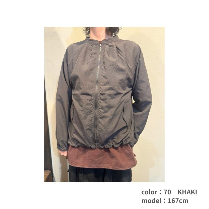 2276	ナイロン布帛ジップアップブルゾン