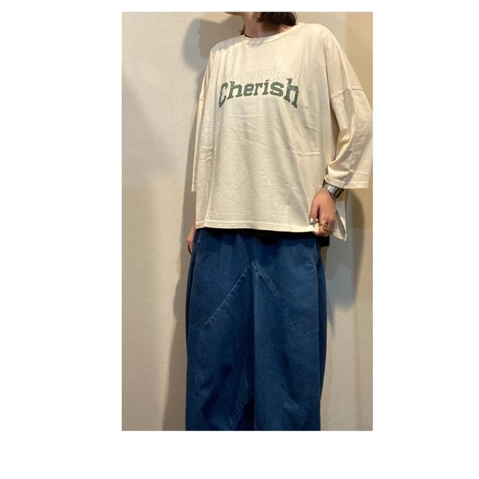 6646034　ピグメント加工ロゴワイドTEE