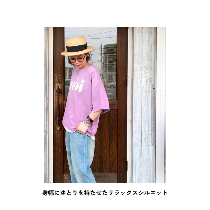 262766　moi 袖スリットプルオーバー