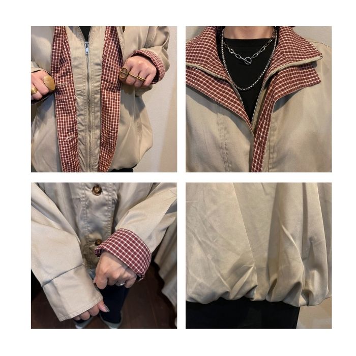 6576225　ダブルカラーブルゾン