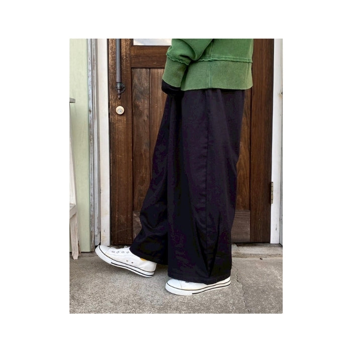 8300　裾タック×裏地裾ゴムコットンコクーンパンツ