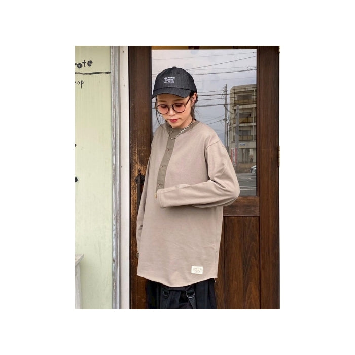81014962　布帛スキッパープルオーバー