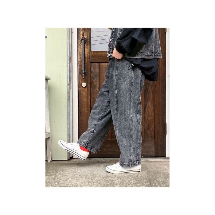 262425　カラーデニムコクーンパンツ