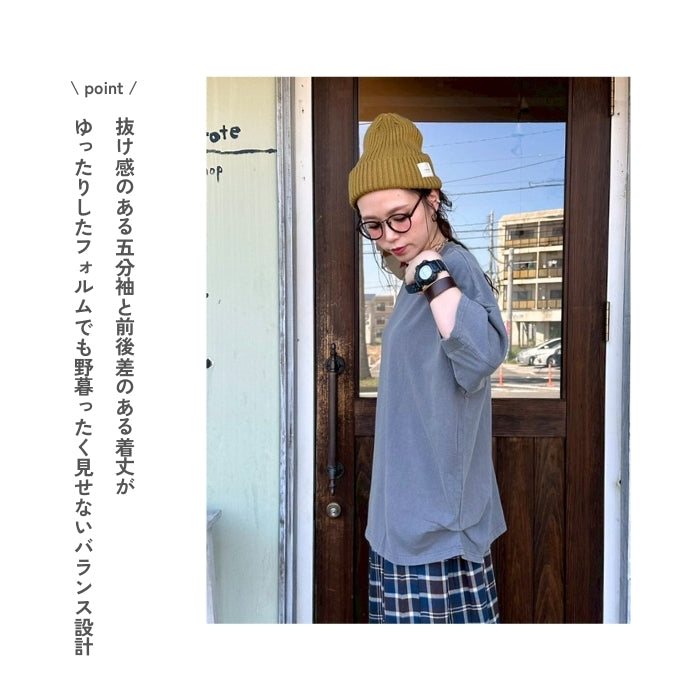 251588　後ろプリントロンT