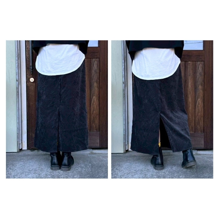 251892　起毛ストレッチタイトスカート