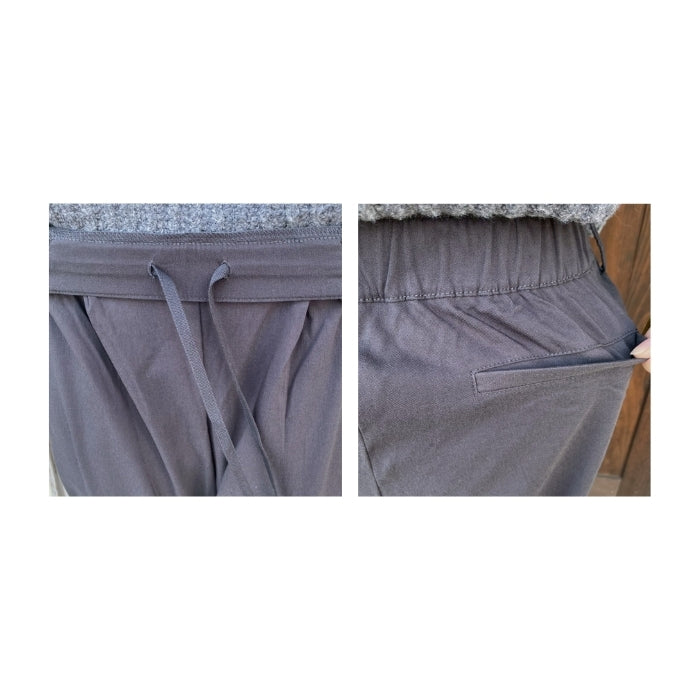 9137　ストレッチ裏起毛テーパードパンツ