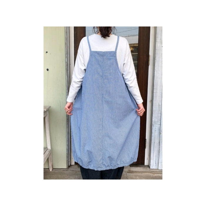 2090　デニムバルーンワンピースエプロン