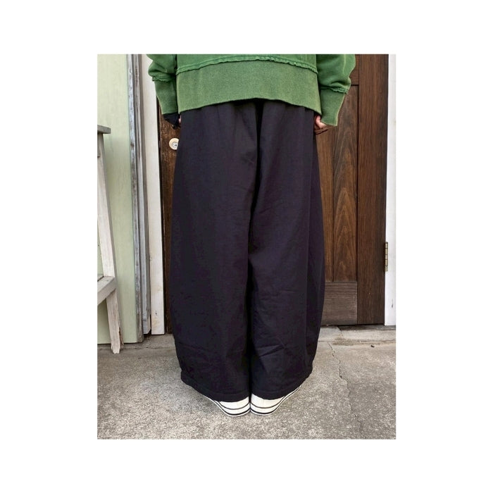 8300　裾タック×裏地裾ゴムコットンコクーンパンツ