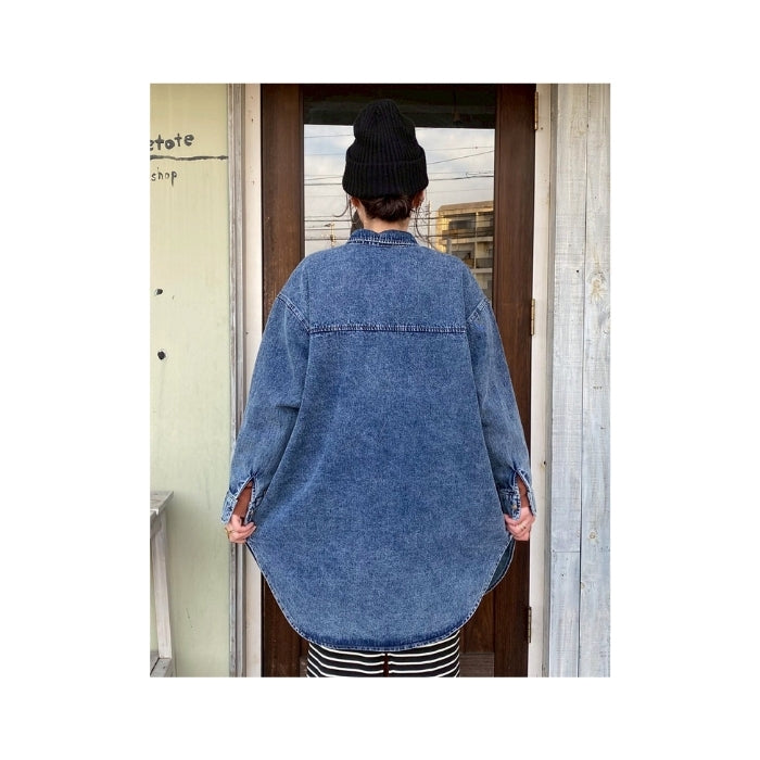 70914936　10ozデニムチュニックシャツ