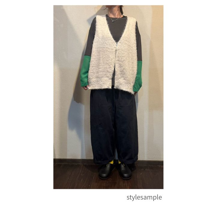 7062　ツイル切替バルーンパンツ