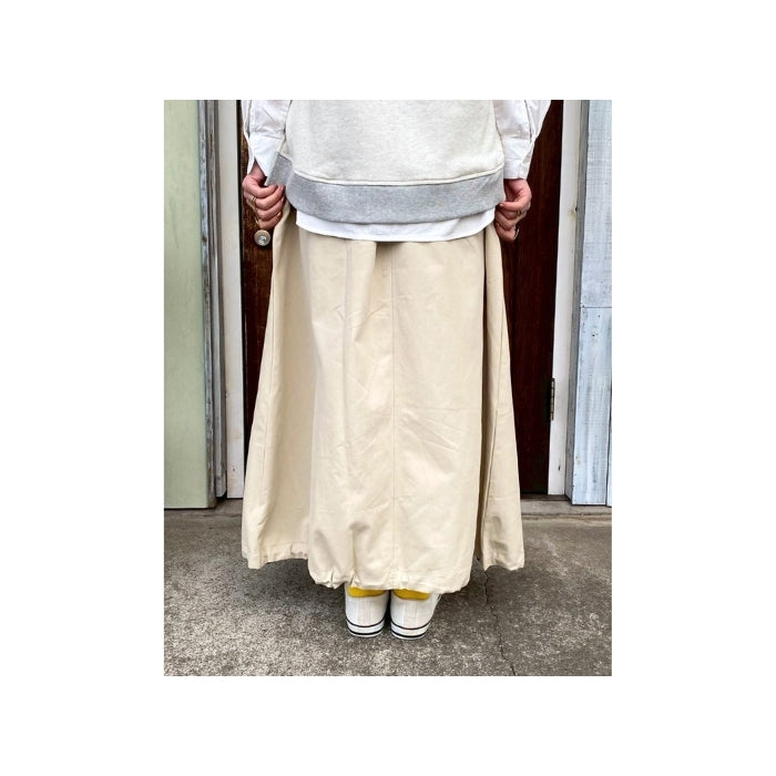 51079　ストレッチツイルベイカーギャザースカート