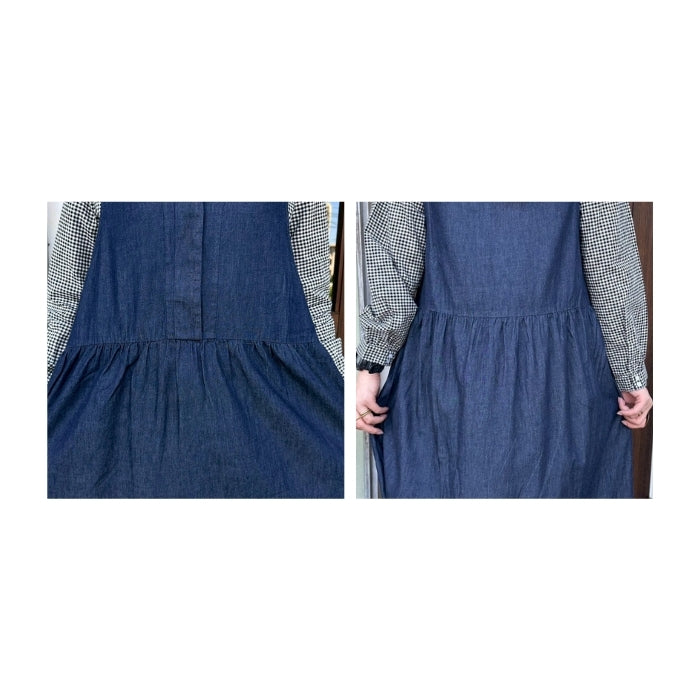 1930　V開きノースリーブワンピース